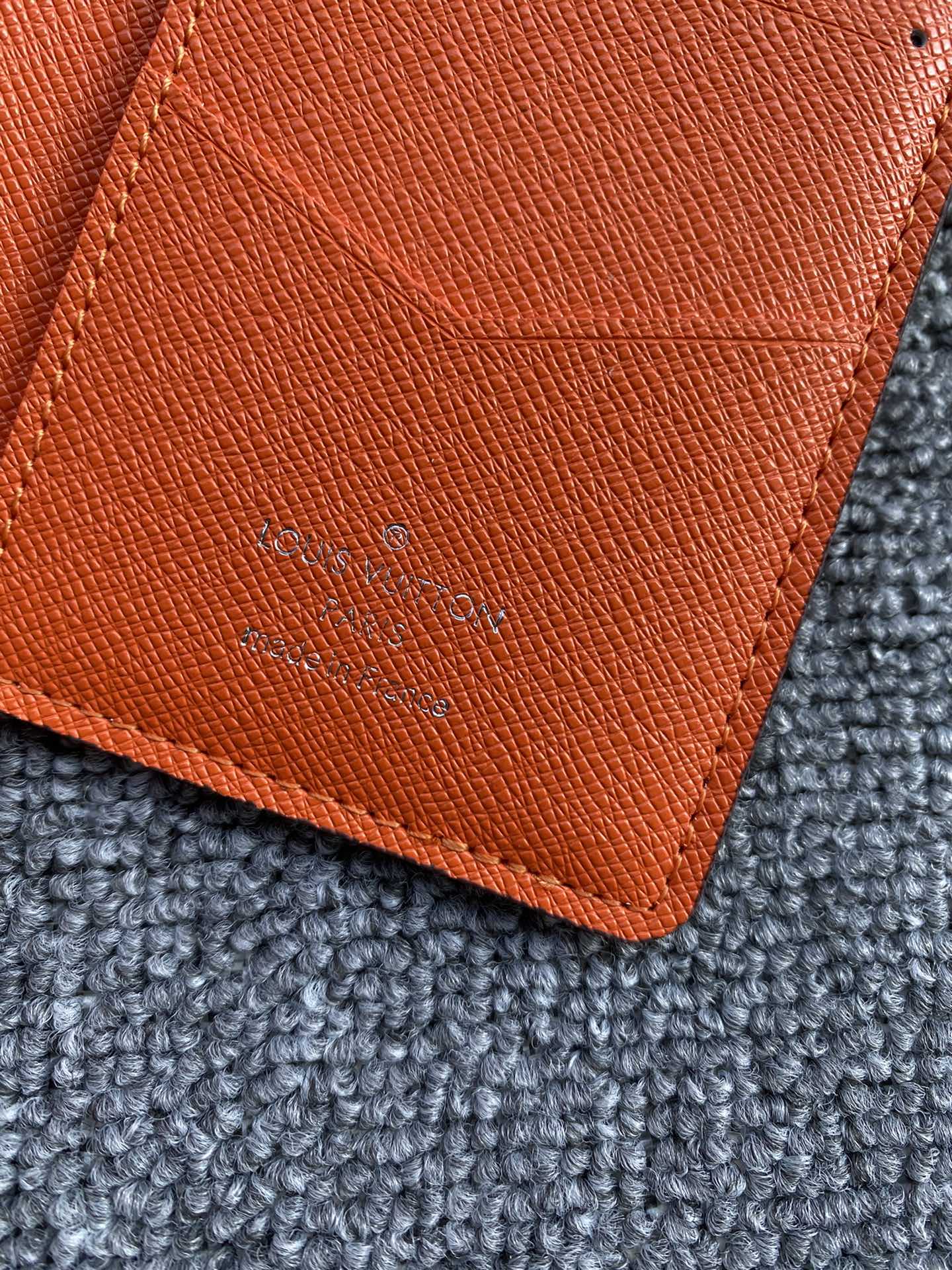 Slim profile view of the card case