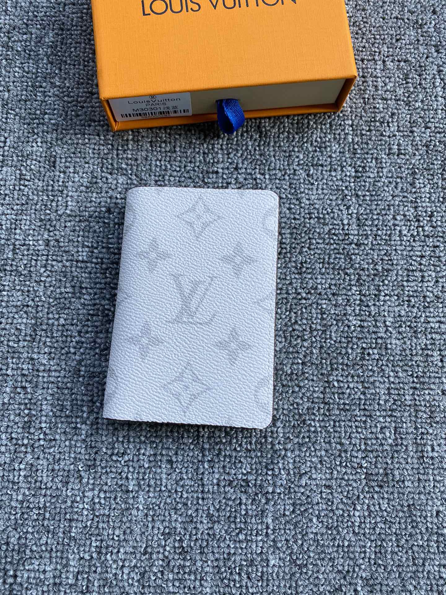 Open view of a stylish leather card organizer