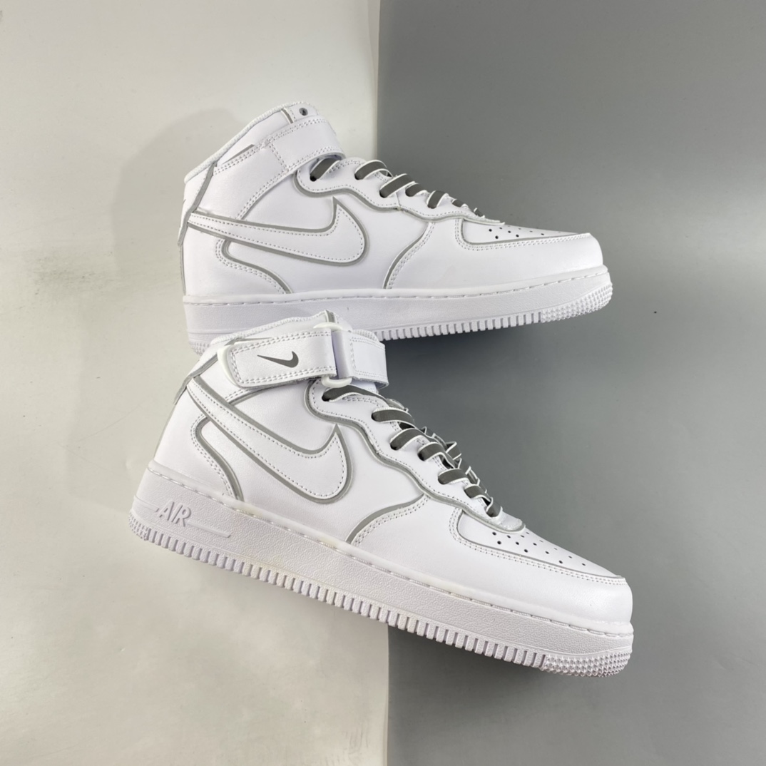 P260  Nike Air Force 1 Mid 3M反光变色龙空军一号369733-809