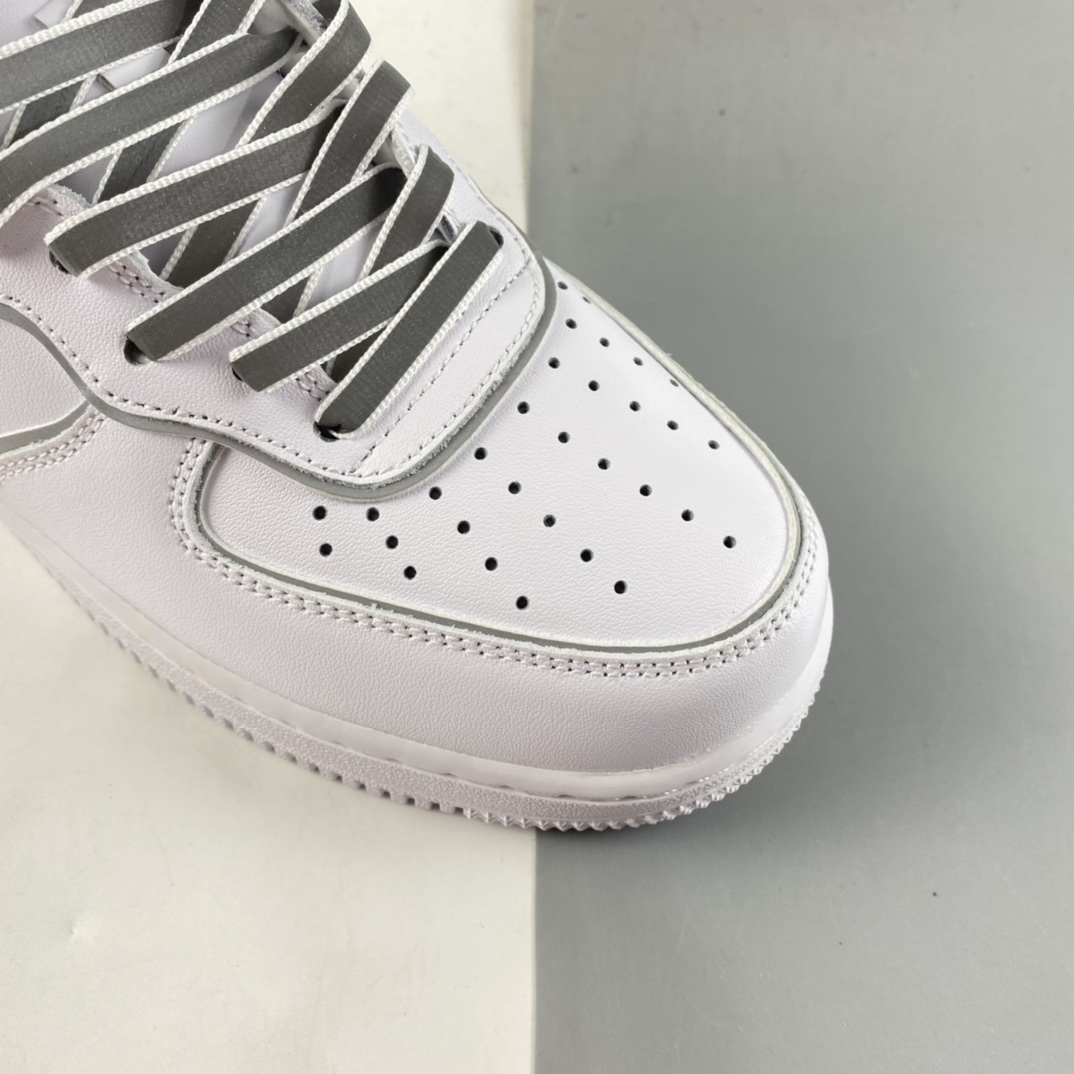 P260  Nike Air Force 1 Mid 3M反光变色龙空军一号369733-809