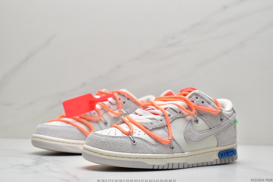 380 Off-White x Nike Dunk Low NO.3白鞋带DM1602-118