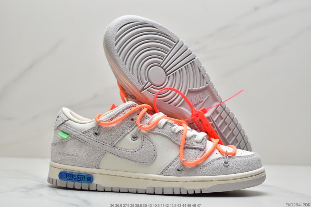 380 Off-White x Nike Dunk Low NO.3白鞋带DM1602-118