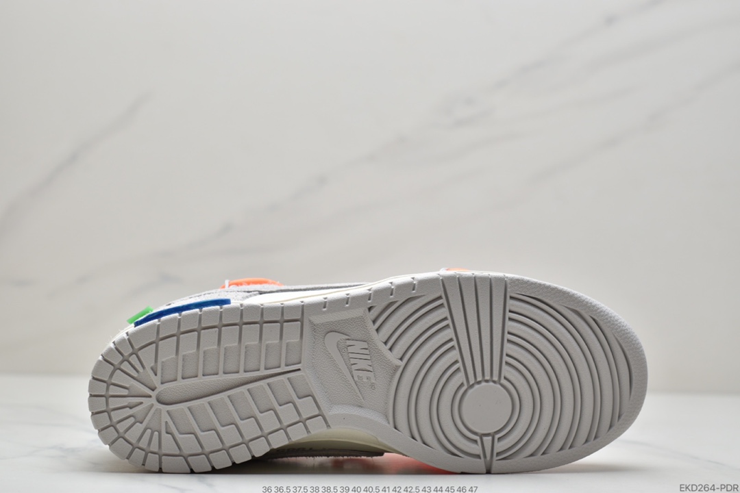 380 Off-White x Nike Dunk Low NO.3白鞋带DM1602-118