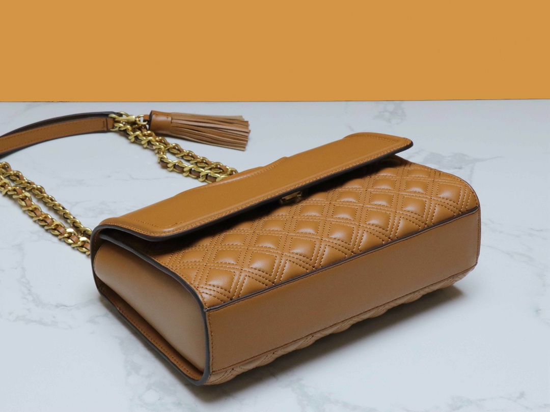 Tory Burch TB76997 新款Fleming羊皮菱格链条包