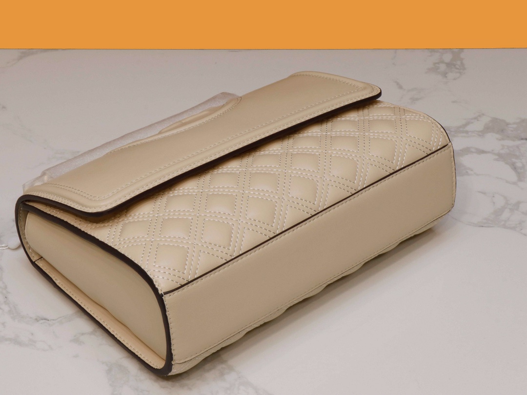 Tory Burch TB76997 新款Fleming羊皮菱格链条包