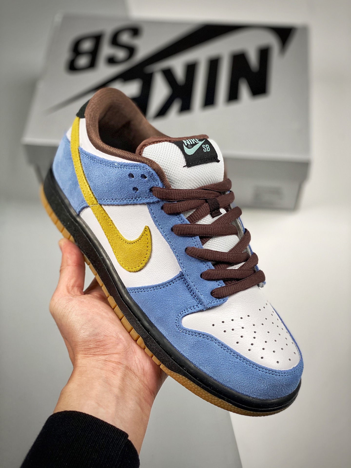 Nike SB Dunk Low Homer material de capa superior original, molde exclusivo procesado por destilación, ofrece mejor expe…