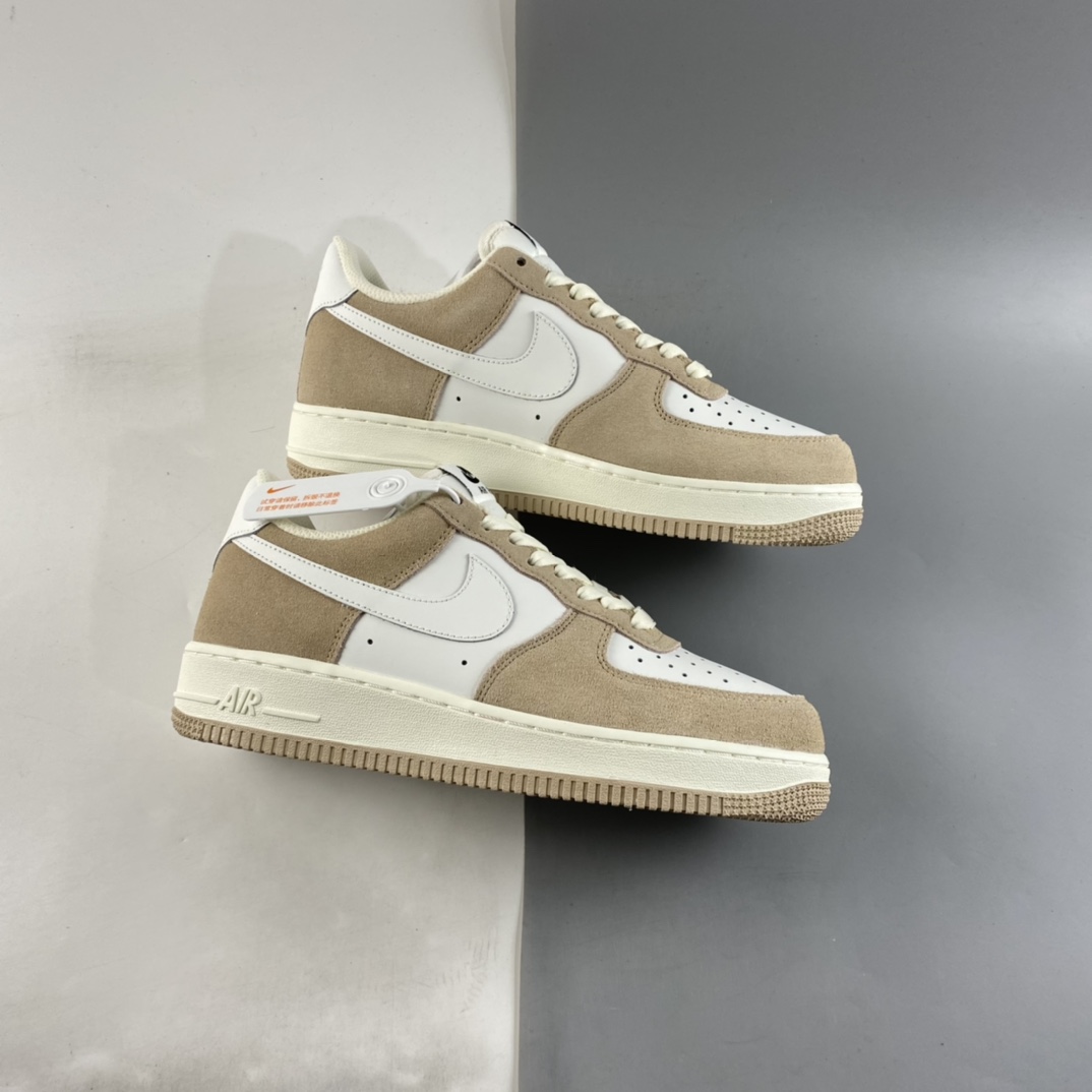 P240  NIKE Air Force 1’07 白棕麦色板鞋 LZ6699-522