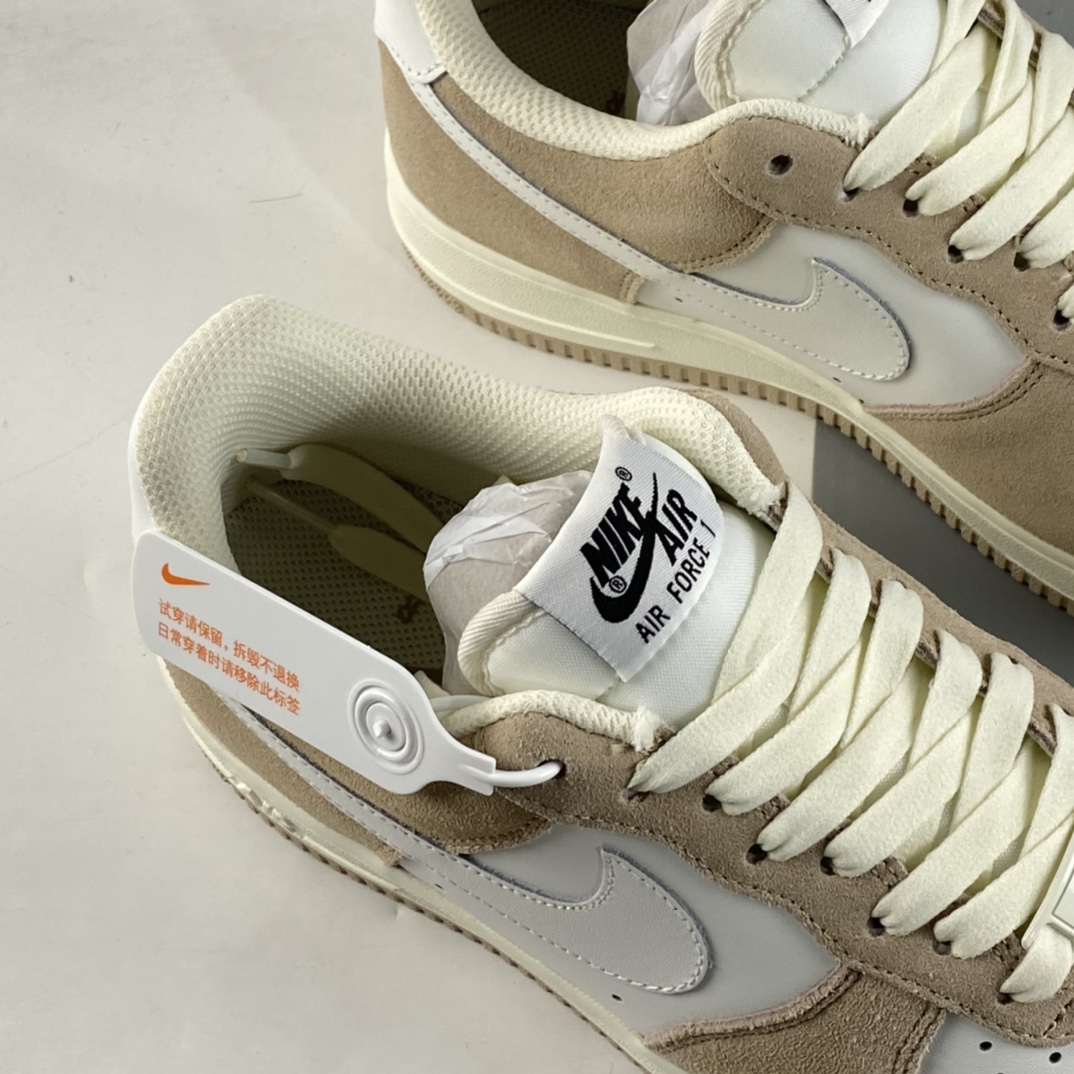 P240  NIKE Air Force 1’07 白棕麦色板鞋 LZ6699-522