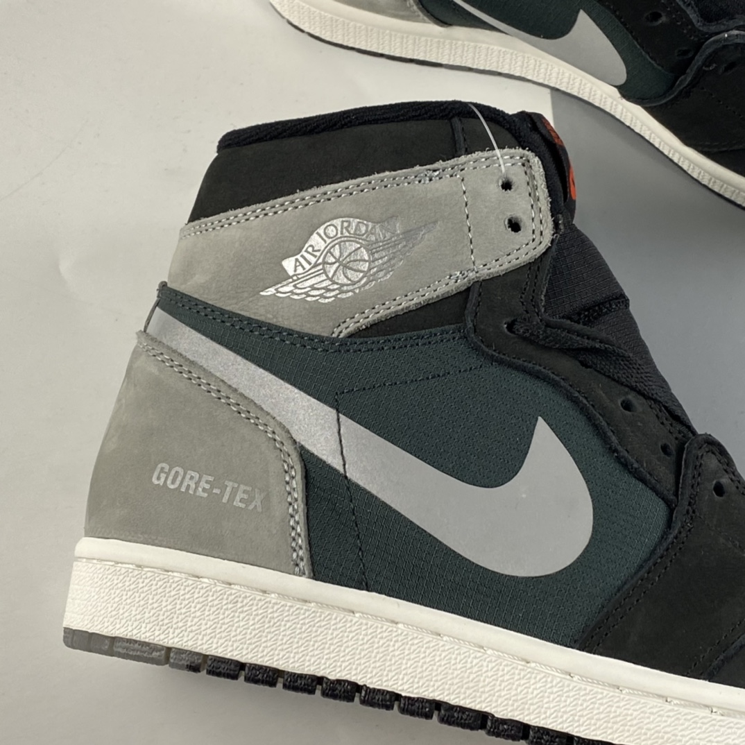 P280  Air Jordan 1 Retro AJ1 乔1高级黑灰 3M反光高帮篮球鞋 DB2889-001