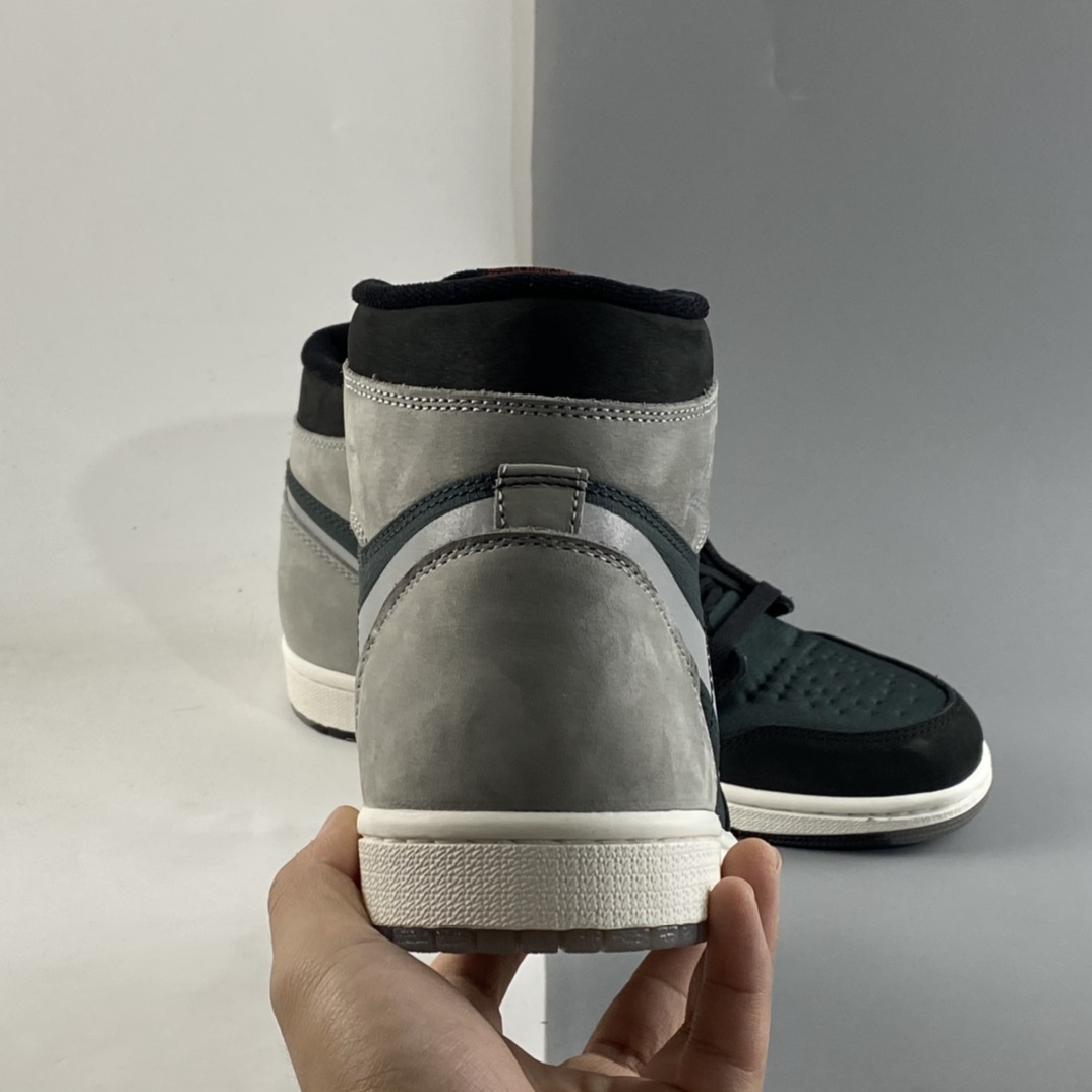 P280  Air Jordan 1 Retro AJ1 乔1高级黑灰 3M反光高帮篮球鞋 DB2889-001