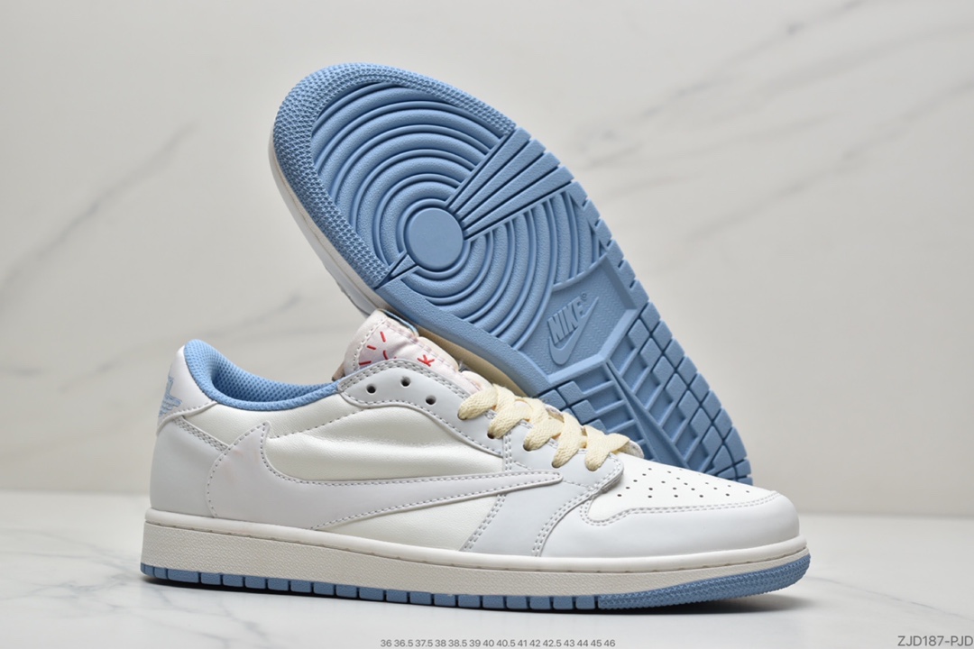 240 Travis Scott x Fragment x Air Jordan 1 Low 低帮倒勾联名aj1 CQ4277-001 CQ3227-210