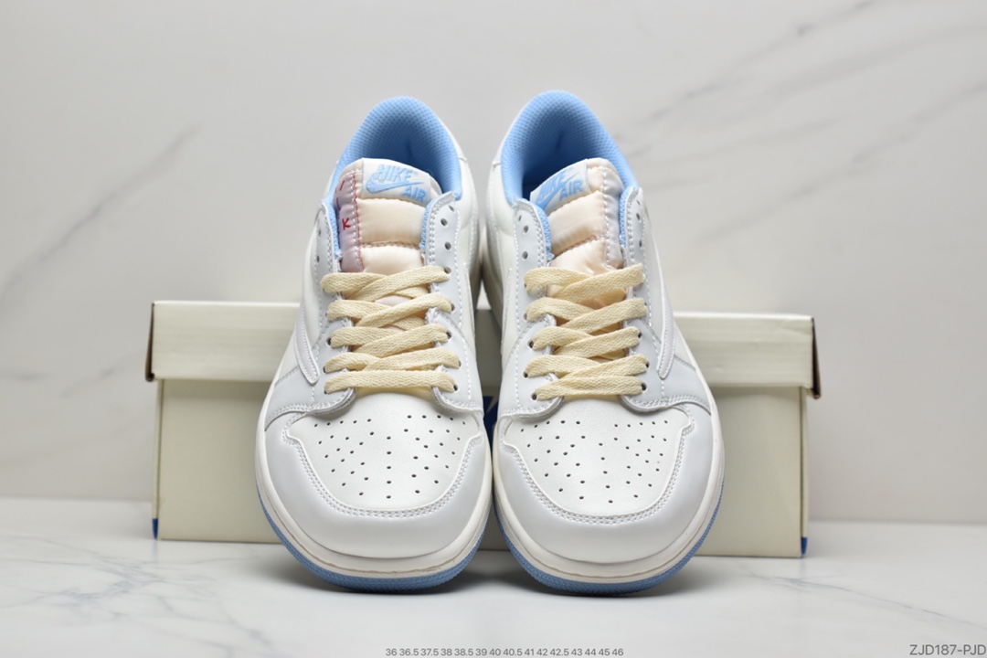 240 Travis Scott x Fragment x Air Jordan 1 Low 低帮倒勾联名aj1 CQ4277-001 CQ3227-210