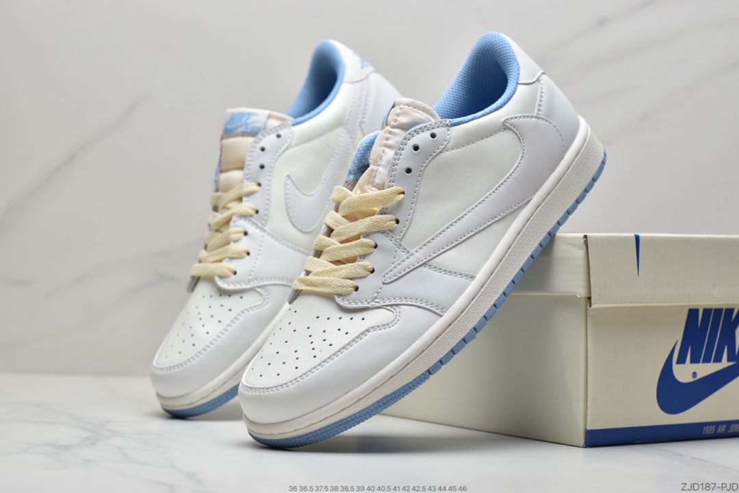240 Travis Scott x Fragment x Air Jordan 1 Low 低帮倒勾联名aj1 CQ4277-001 CQ3227-210