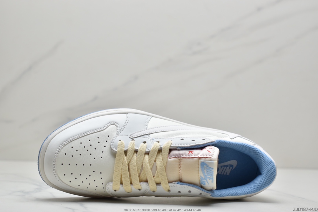 240 Travis Scott x Fragment x Air Jordan 1 Low 低帮倒勾联名aj1 CQ4277-001 CQ3227-210