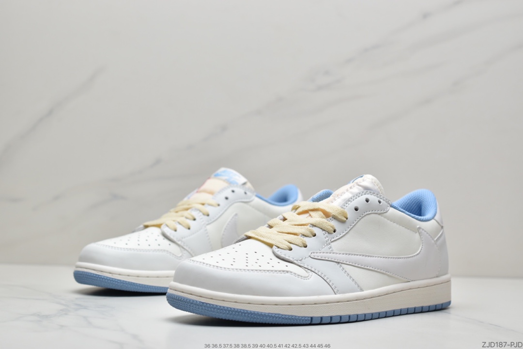 240 Travis Scott x Fragment x Air Jordan 1 Low 低帮倒勾联名aj1 CQ4277-001 CQ3227-210