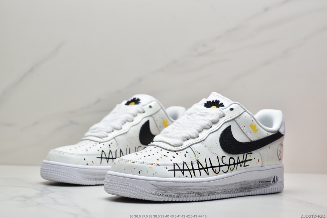 240 PEACEMINUSONE x Nike Air Force 1 ’07 Low”Para-Noise”空军DD3223-100