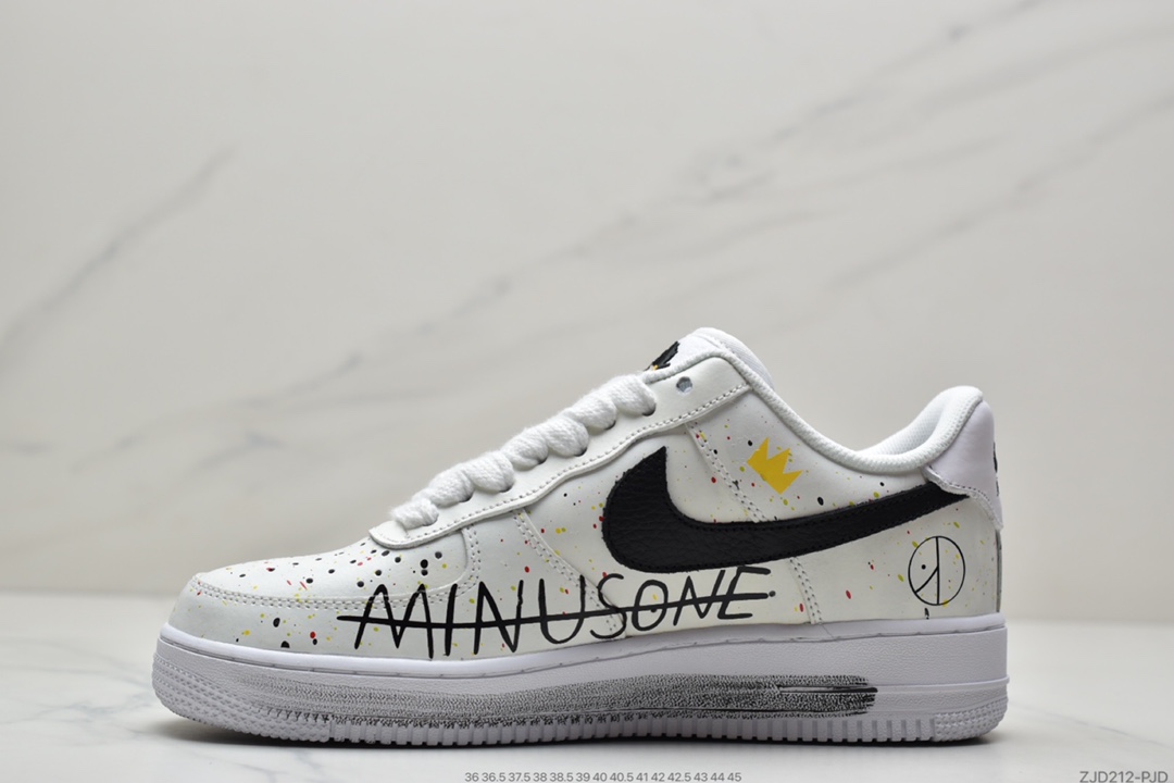 240 PEACEMINUSONE x Nike Air Force 1 ’07 Low”Para-Noise”空军DD3223-100