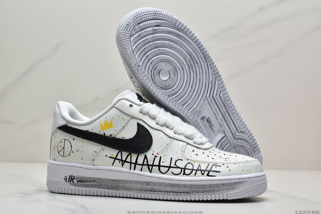 240 PEACEMINUSONE x Nike Air Force 1 ’07 Low”Para-Noise”空军DD3223-100