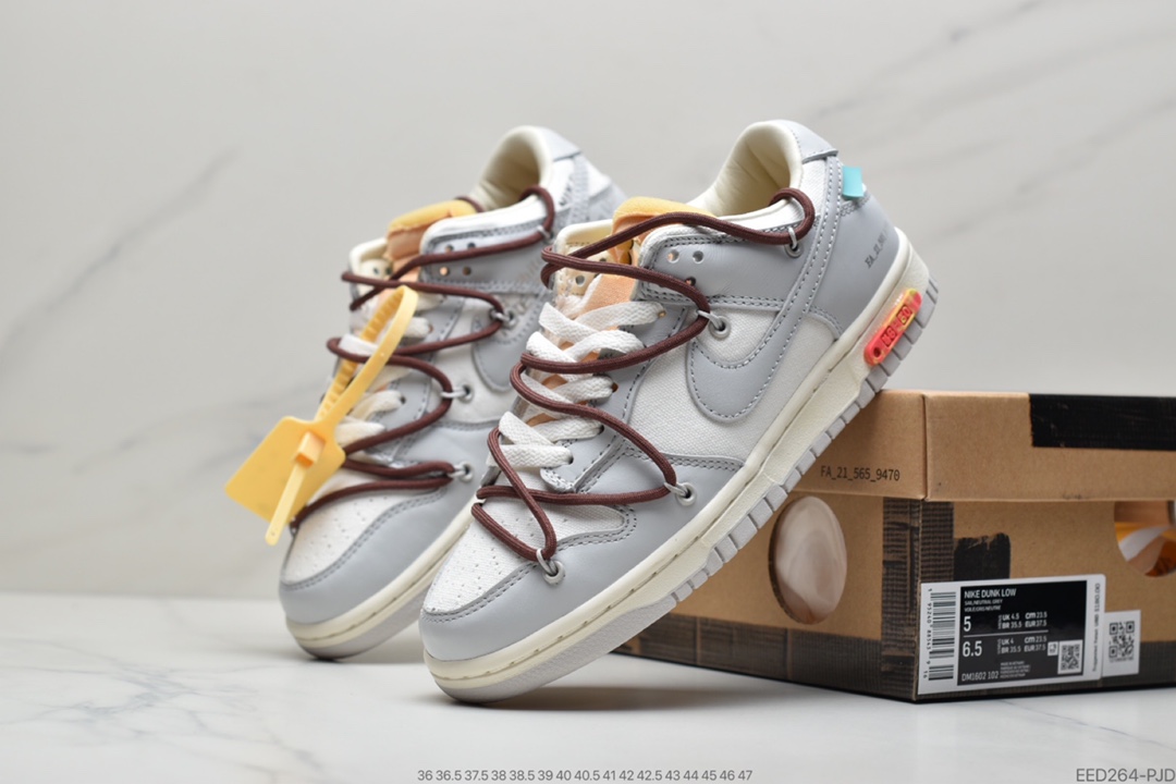 380 Off-White x Nike Dunk Low NO.3白鞋带 DM1602-118-莆田鞋,莆田鞋货源,高仿鞋,高仿鞋货源,安福档口,莆田高仿鞋,莆田鞋批发,高仿鞋批发,莆田高仿运动鞋,高仿运动鞋,莆田运动鞋 380 Off-White x Nike Dunk Low NO.3白鞋带 DM1602-118