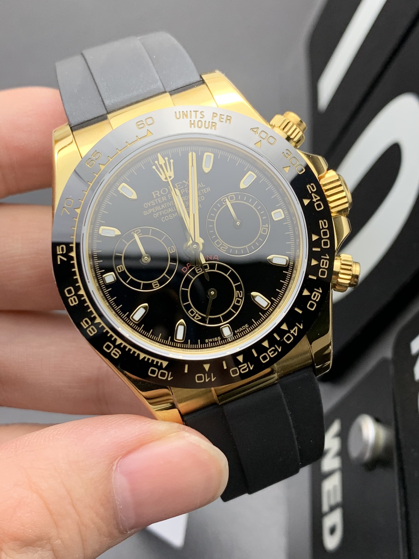 Rolex 7750黑金迪