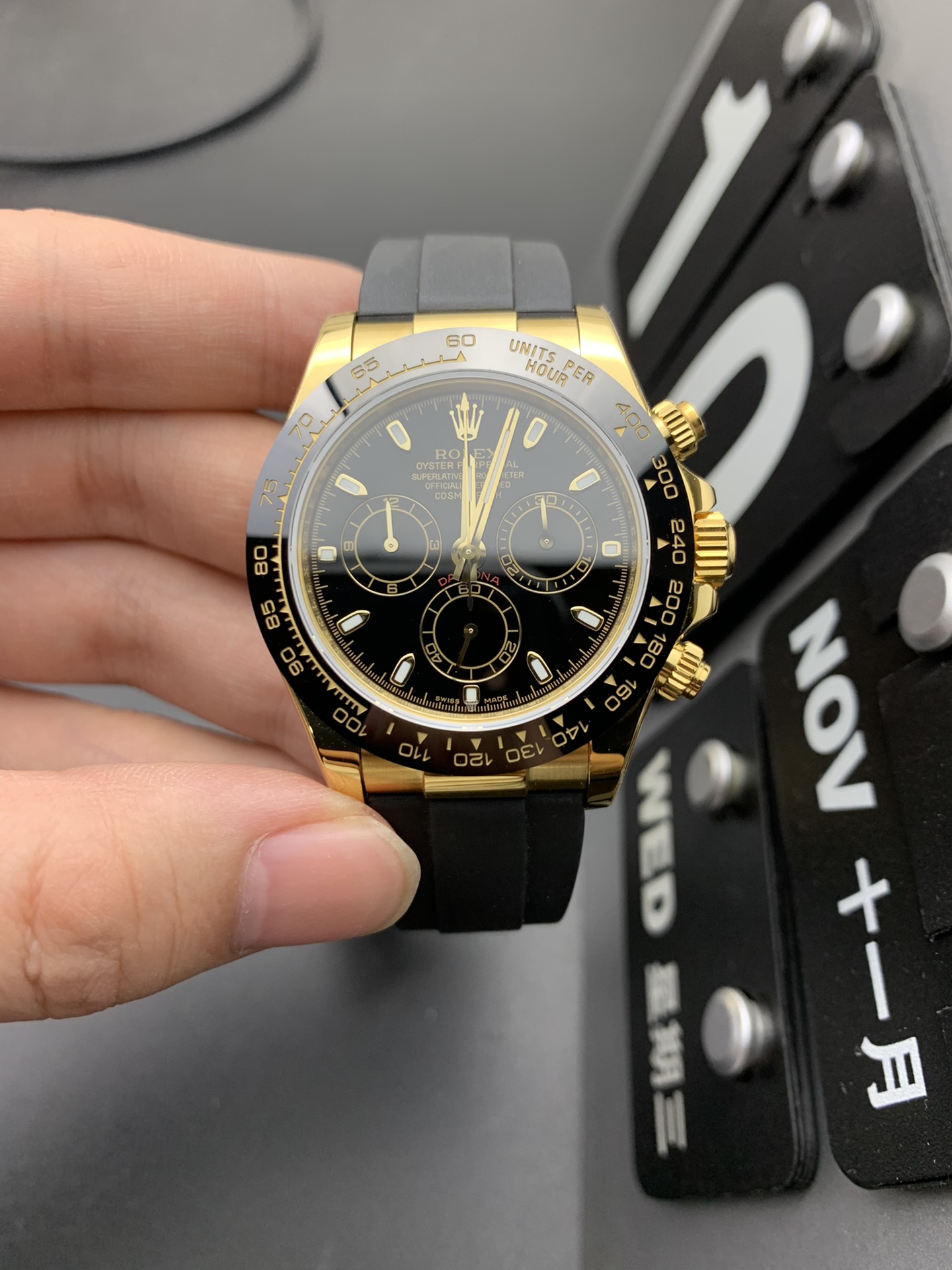 Rolex 7750黑金迪