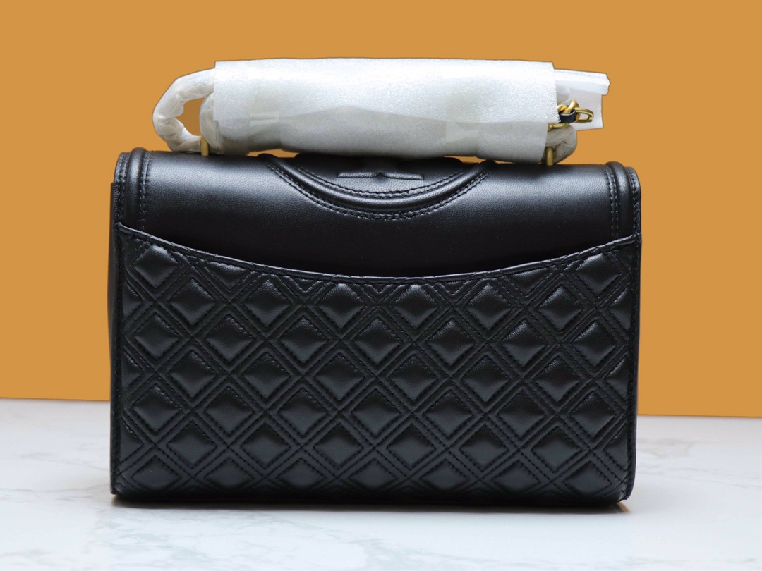 Tory Burch TB76997 新款Fleming羊皮菱格链条包