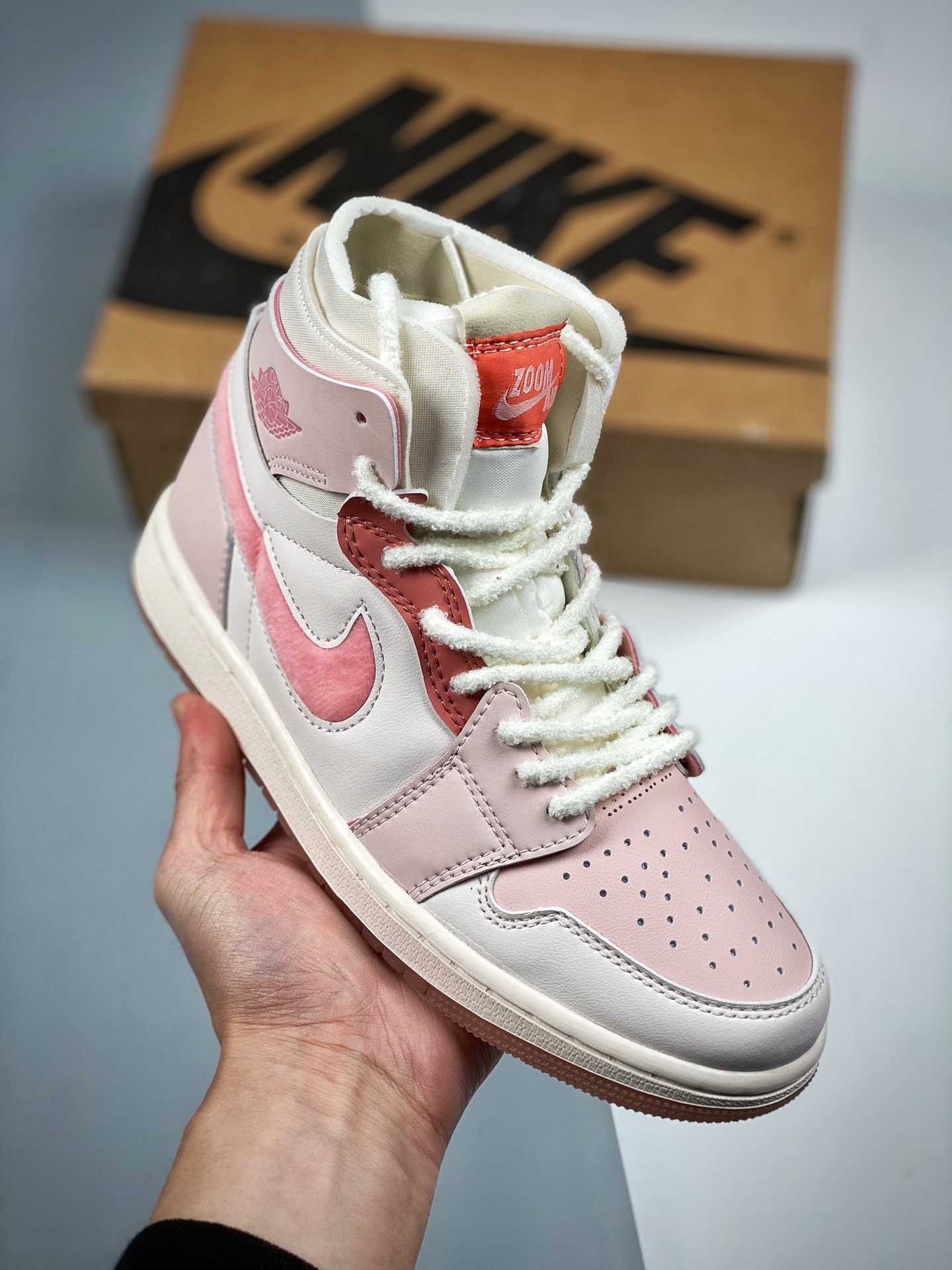 Nivel Original de Fábrica Grande Primer Lanzamiento Real 💥 Air Jordan 1 Zoom Air CMFT Material Reflectante 3M de la Mi…