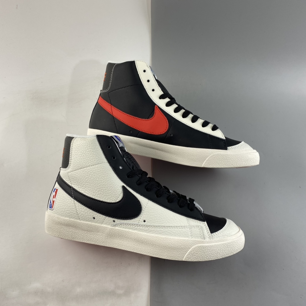 P180  NBA x NIKE Blazer Mid ’77 EMB 开拓者高帮休闲板鞋 DD8025-101