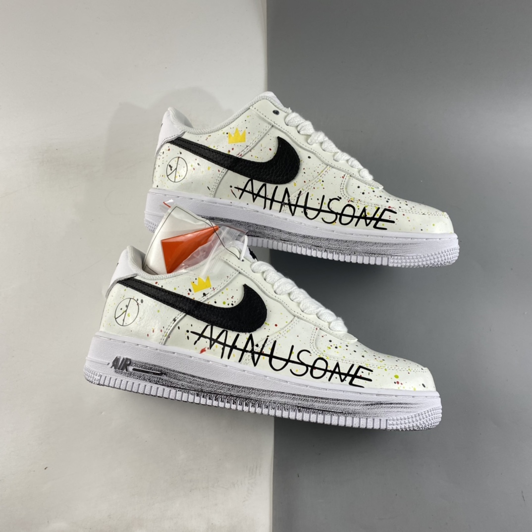 PEACEMINUSONE x Nike Air Force 1 ”Para-noise” 韩国限定G-Dragon权志龙低帮运动板鞋 DD3223-100