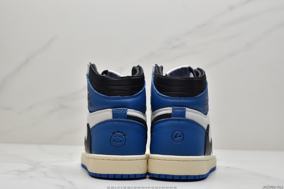 160 fragment design x Travis Scott x Nike Air Jordan 1 High OG SP”Military Blue”  DH3227-105