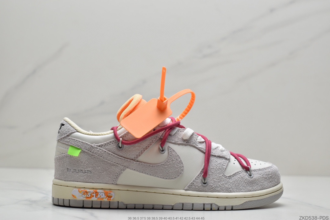 270 Off-White x Nike SB Dunk Low”The 01/50”扣篮系列低帮经典百搭休闲运动板鞋“皮面系列” DM1602