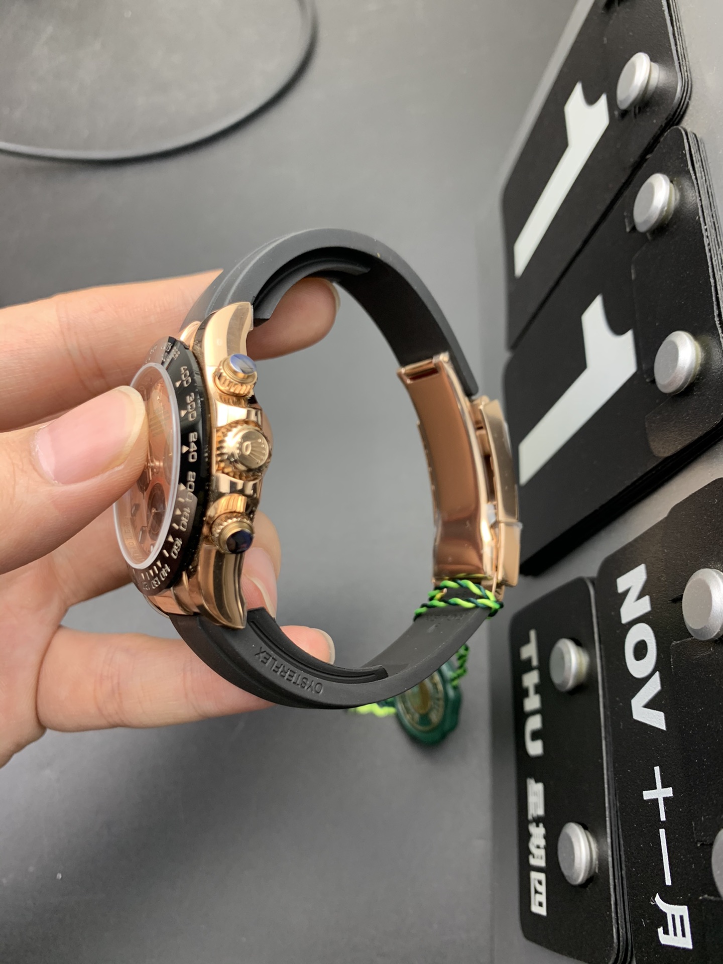Rolex 7750玫瑰金迪