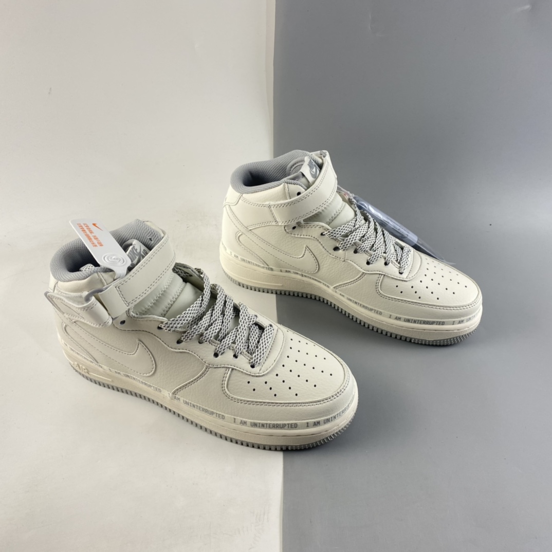 P260  NIKE Air Force 1’07 Mid x Uniterrupted 板鞋 NU3380-636