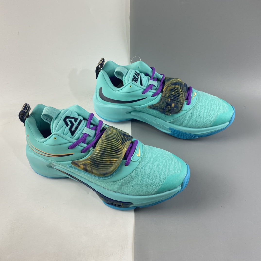 P240  NIKE Zoom Freak 3 EP XY 字母哥3休闲实战篮球鞋 DA0695-400