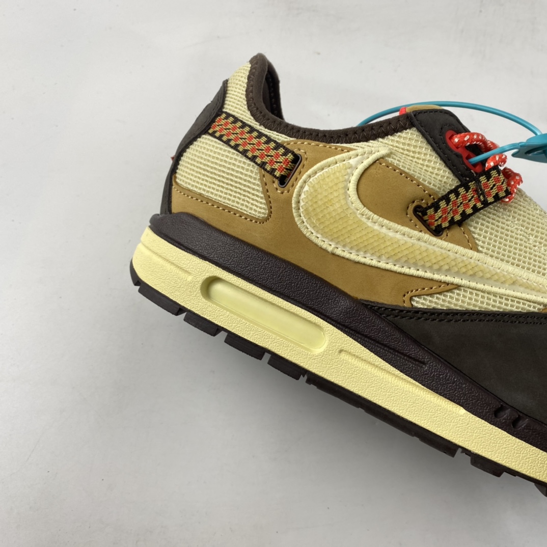 P380  Travis Scott x NIKE Air Max 1 ”Cactus Jack” 慢跑鞋DO9392-200