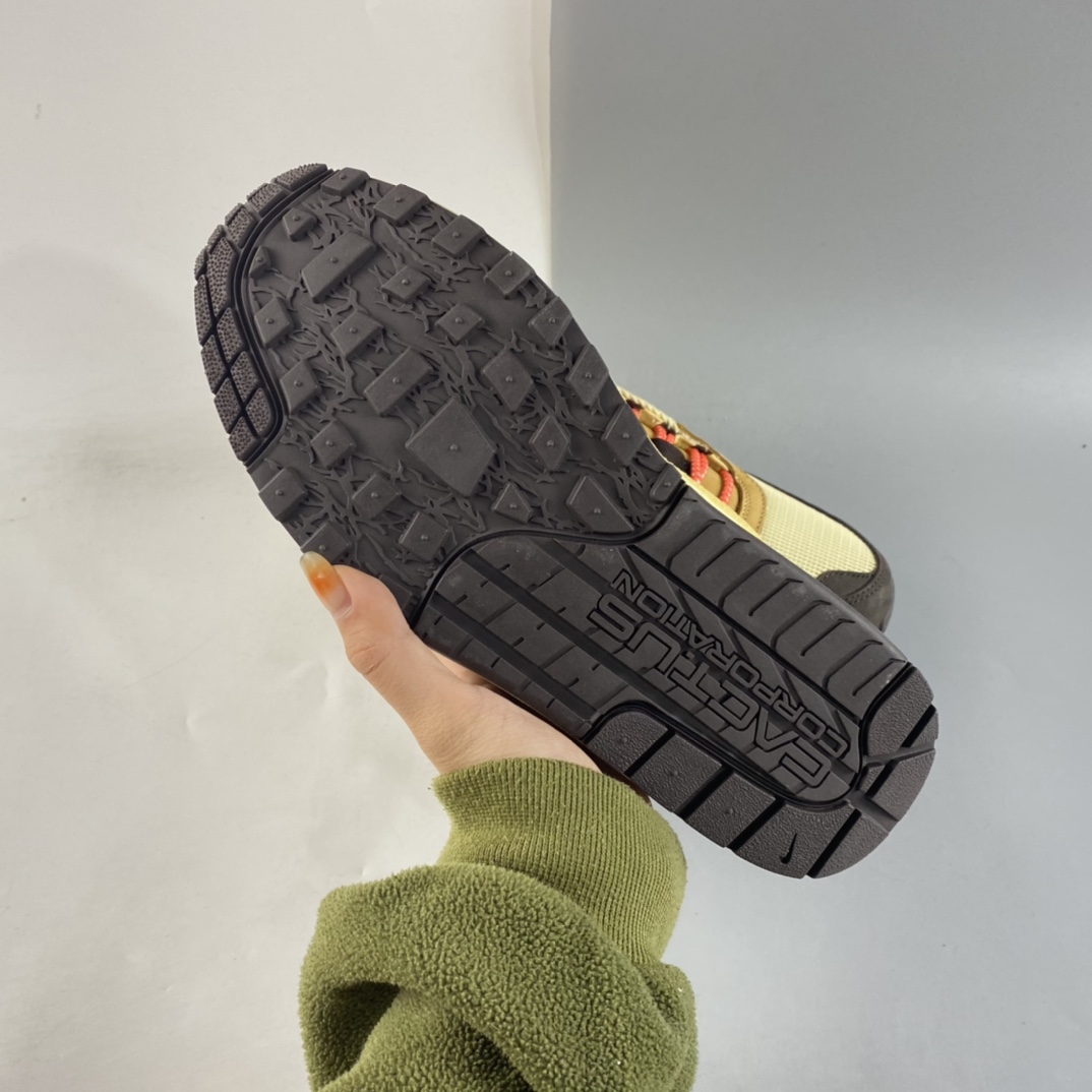 P380  Travis Scott x NIKE Air Max 1 ”Cactus Jack” 慢跑鞋DO9392-200