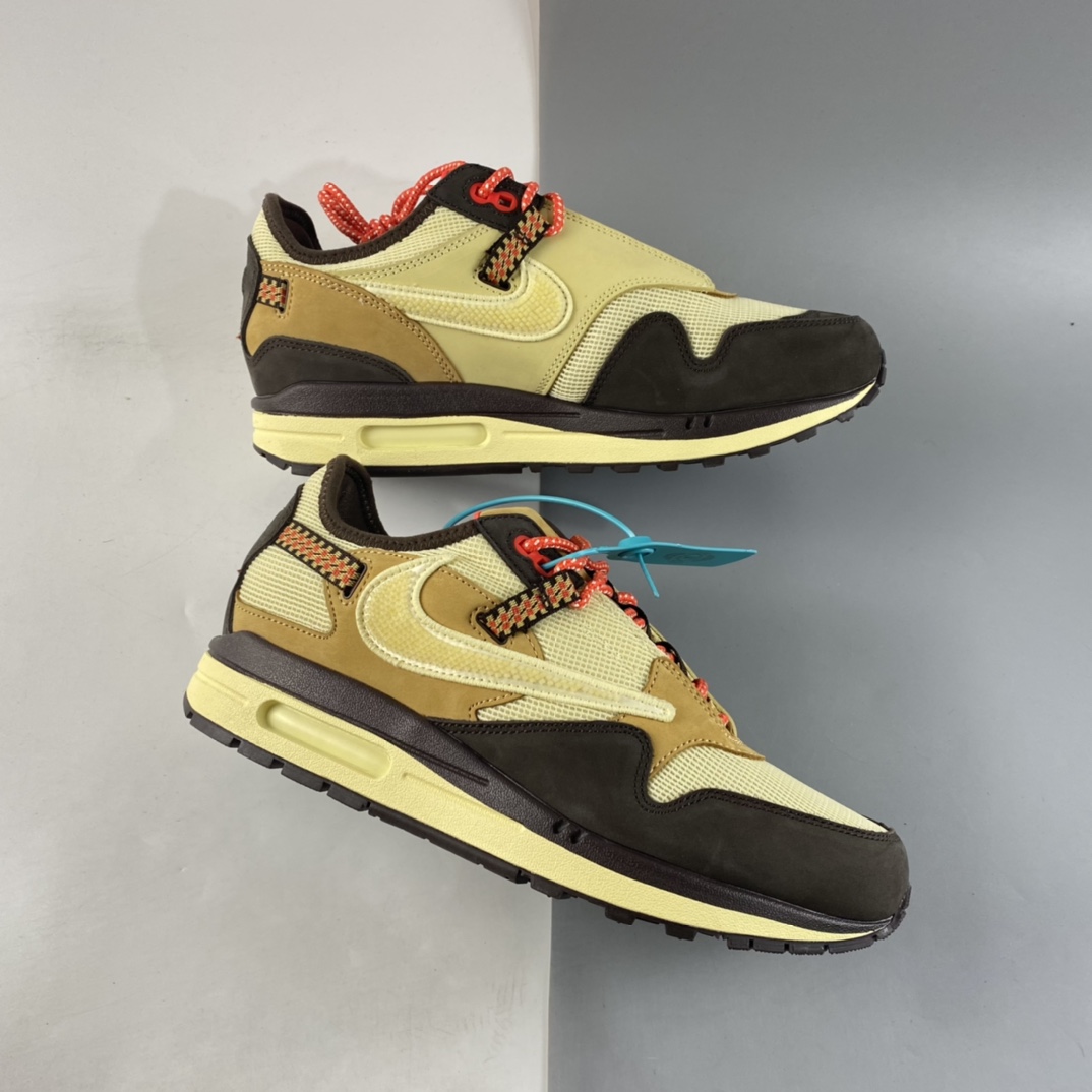P380  Travis Scott x NIKE Air Max 1 ”Cactus Jack” 慢跑鞋DO9392-200