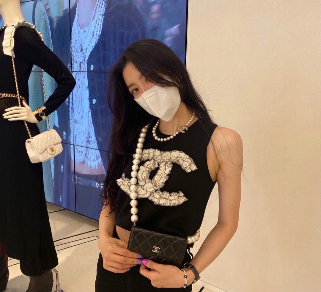 Chanel 100周年纪念款双C珍珠短链