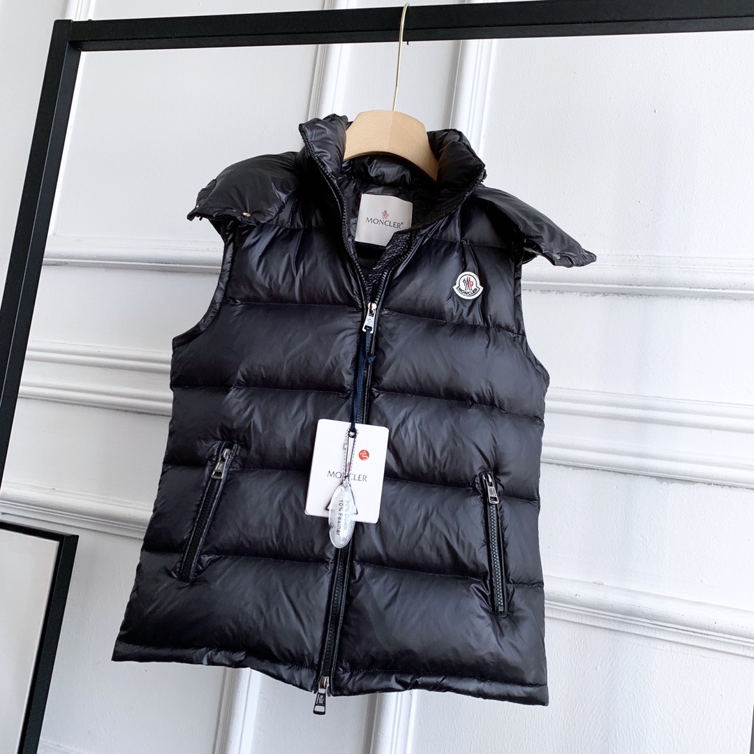 moncler90白鸭绒羽绒服马甲外