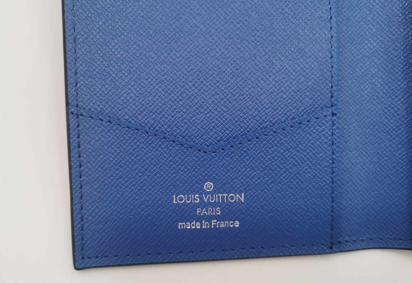 Luxury Leather Passport Cover - In Hand Passport cover held in hand.