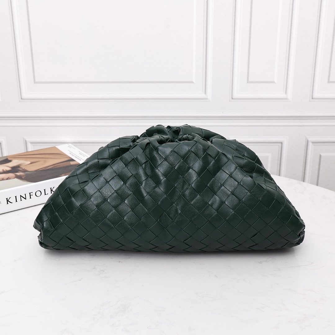 Cloud Bag Large Woven Rain Tree Green Clutch