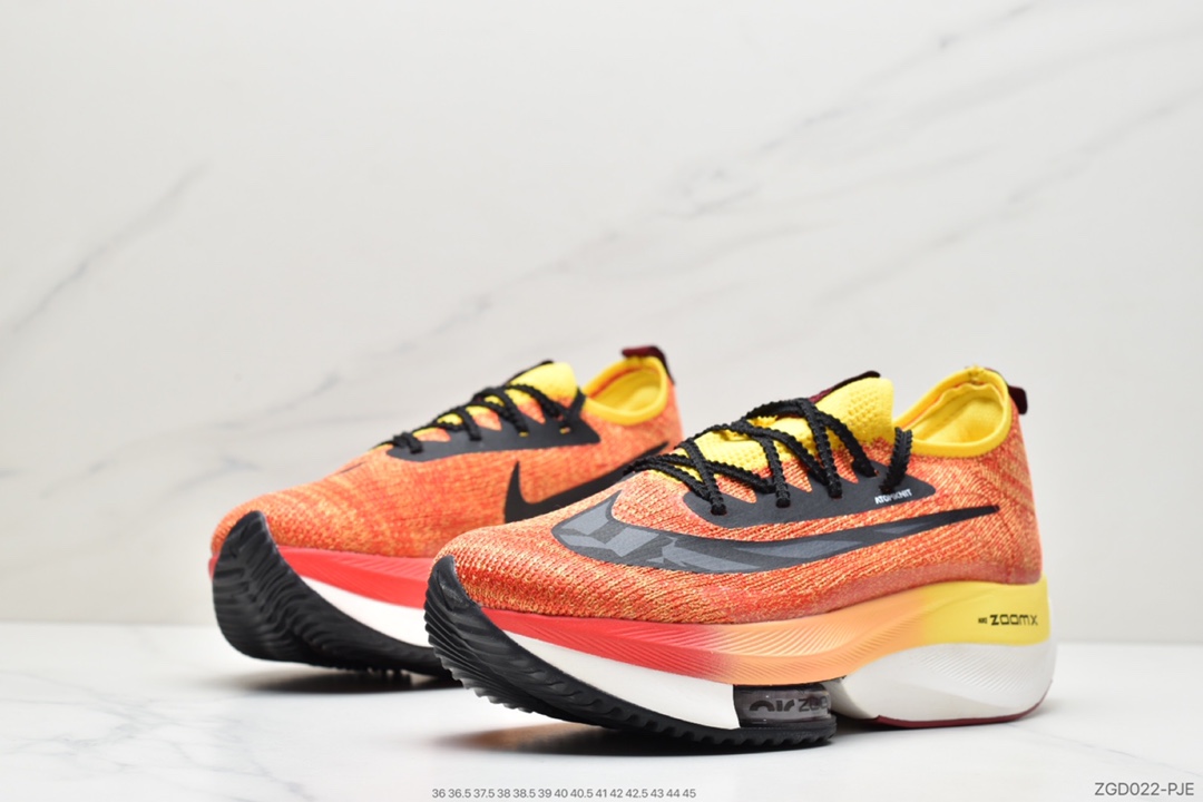 290 Nike Air Zoom Alphafly 气垫跑鞋缓震跑步鞋 粉白DJ5456-100