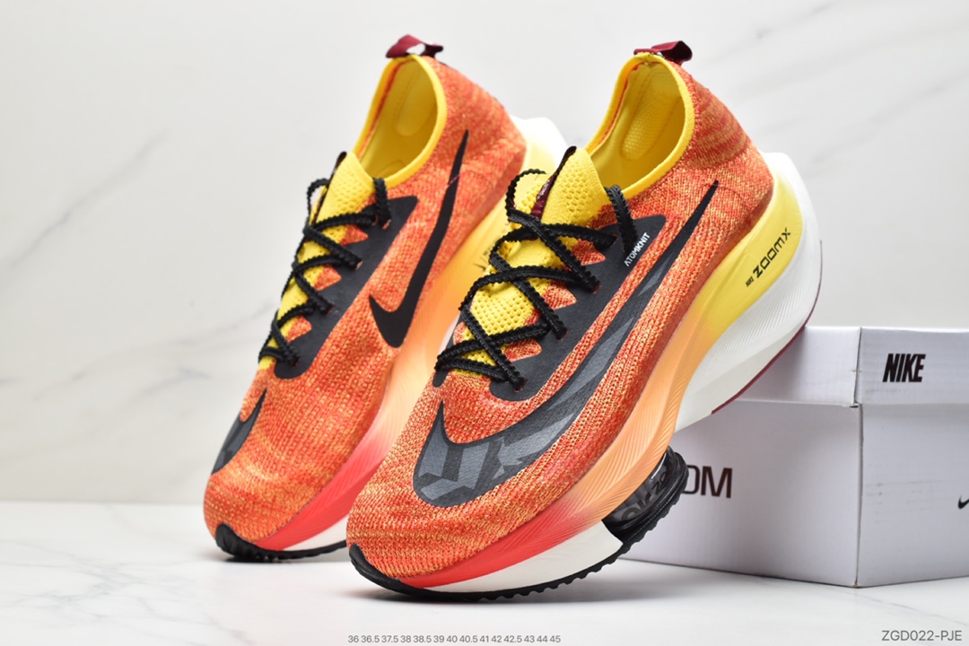 290 Nike Air Zoom Alphafly 气垫跑鞋缓震跑步鞋 粉白DJ5456-100