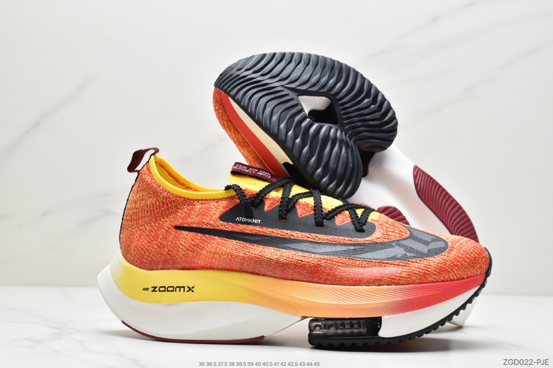 290 Nike Air Zoom Alphafly 气垫跑鞋缓震跑步鞋 粉白DJ5456-100