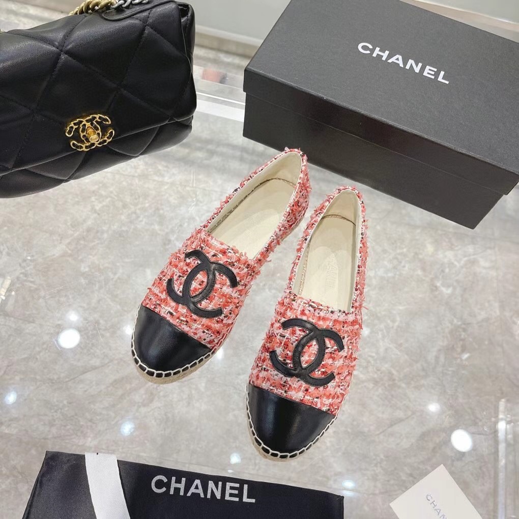 Alta calidad en línea
 Chanel Zapatos Alpargatas Piel de oveja