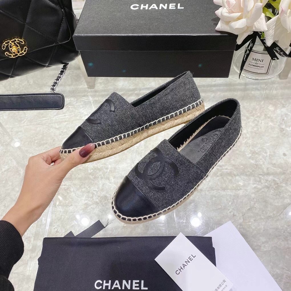 Chanel Zapatos Alpargatas Piel de oveja