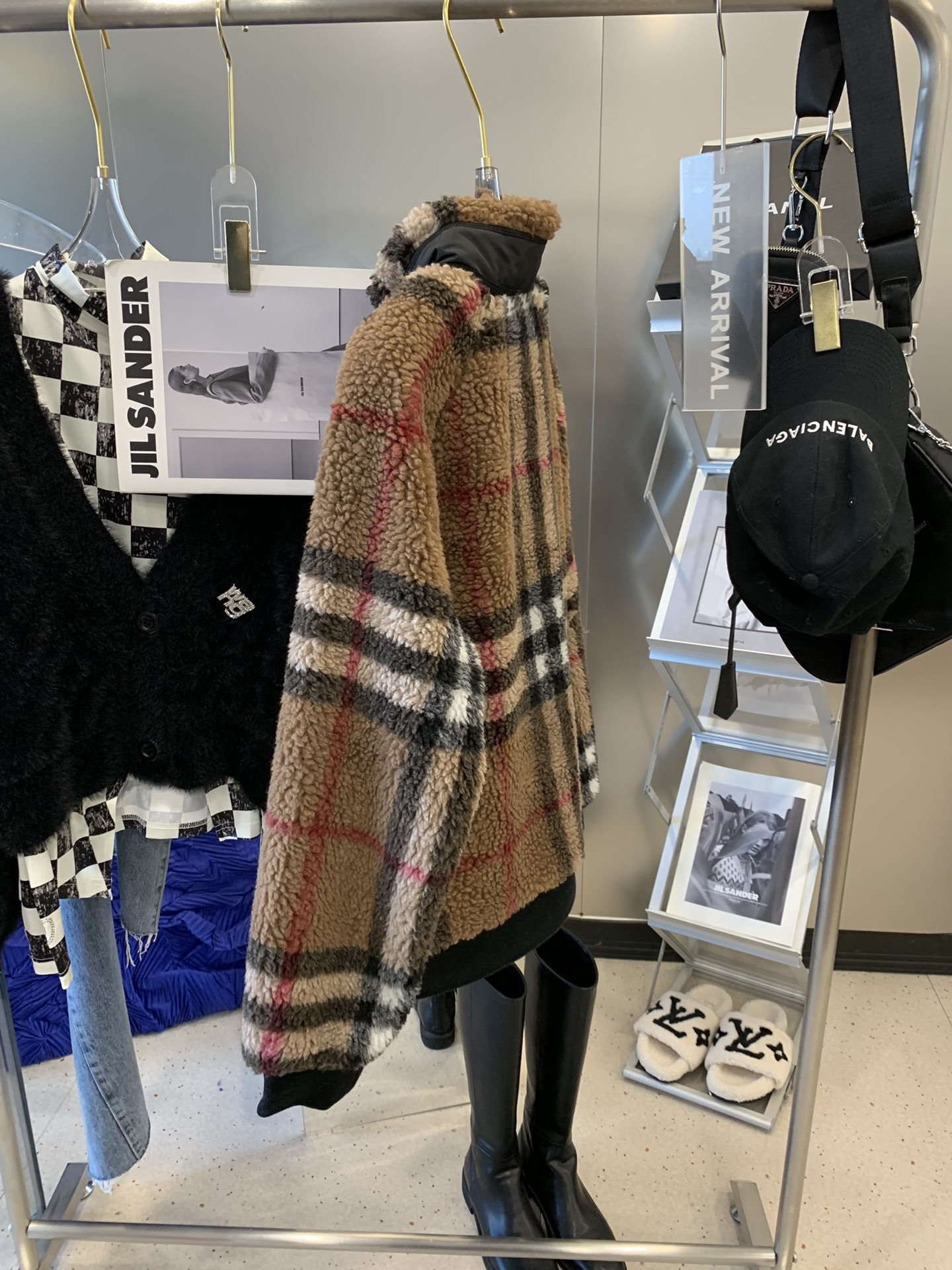 ️BURBERRYBBR泰迪格纹羊毛