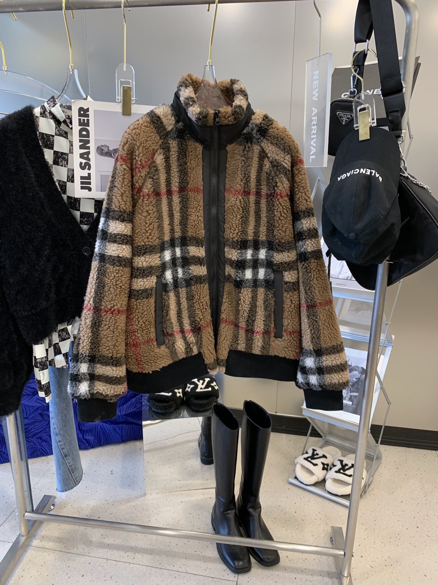️BURBERRYBBR泰迪格纹羊毛