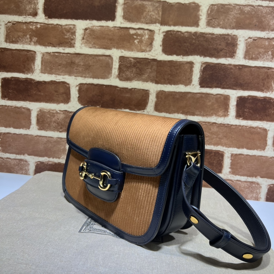 GUCCI古驰马衔扣1955系列小号肩背包602204