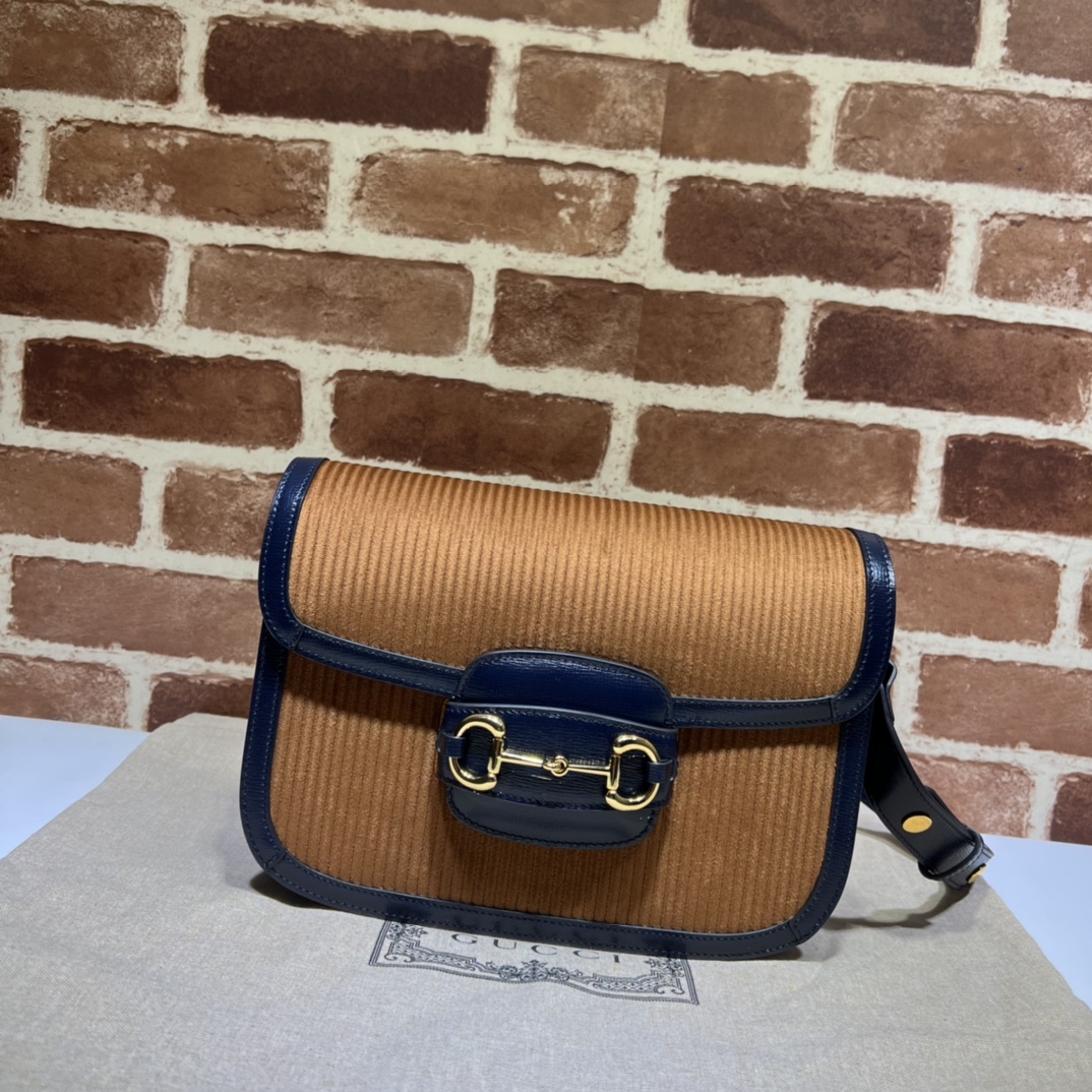 GUCCI古驰马衔扣1955系列小号肩背包602204